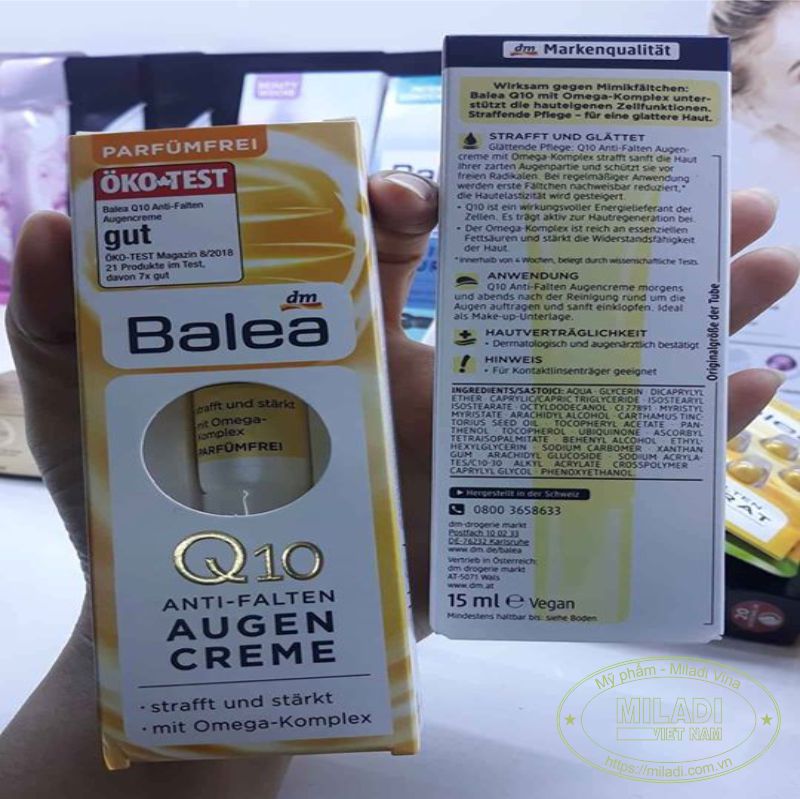 Kem mắt Balea Q10 - hàng nội địa Đức